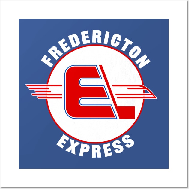 Classic Fredericton Express Hockey 1988 Wall Art by LocalZonly